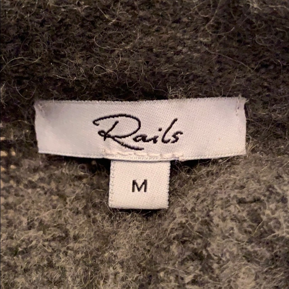 Rails - Olive and black cheetah print sweater - Picture 3 of 3
